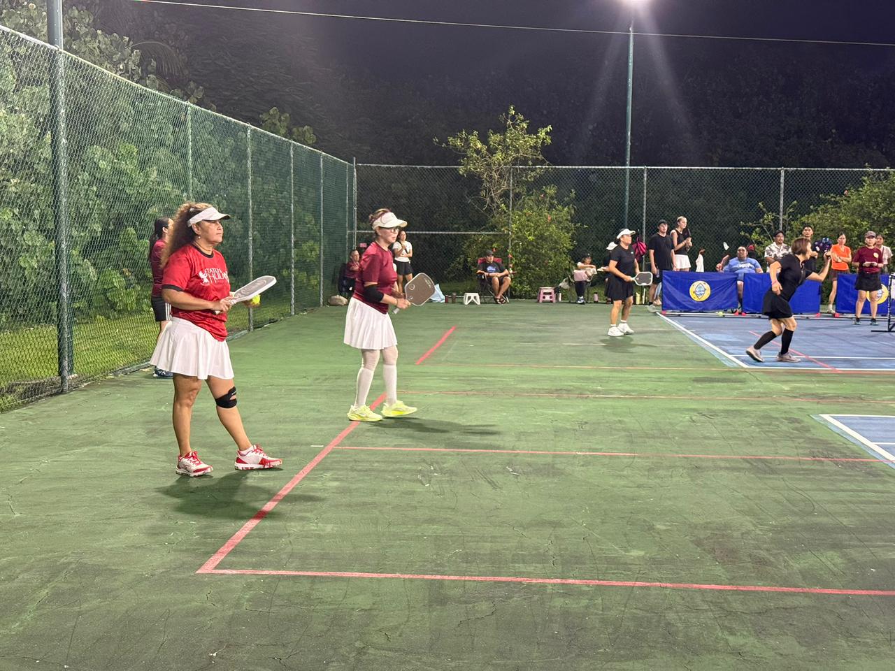 Pickleball clinic in progress